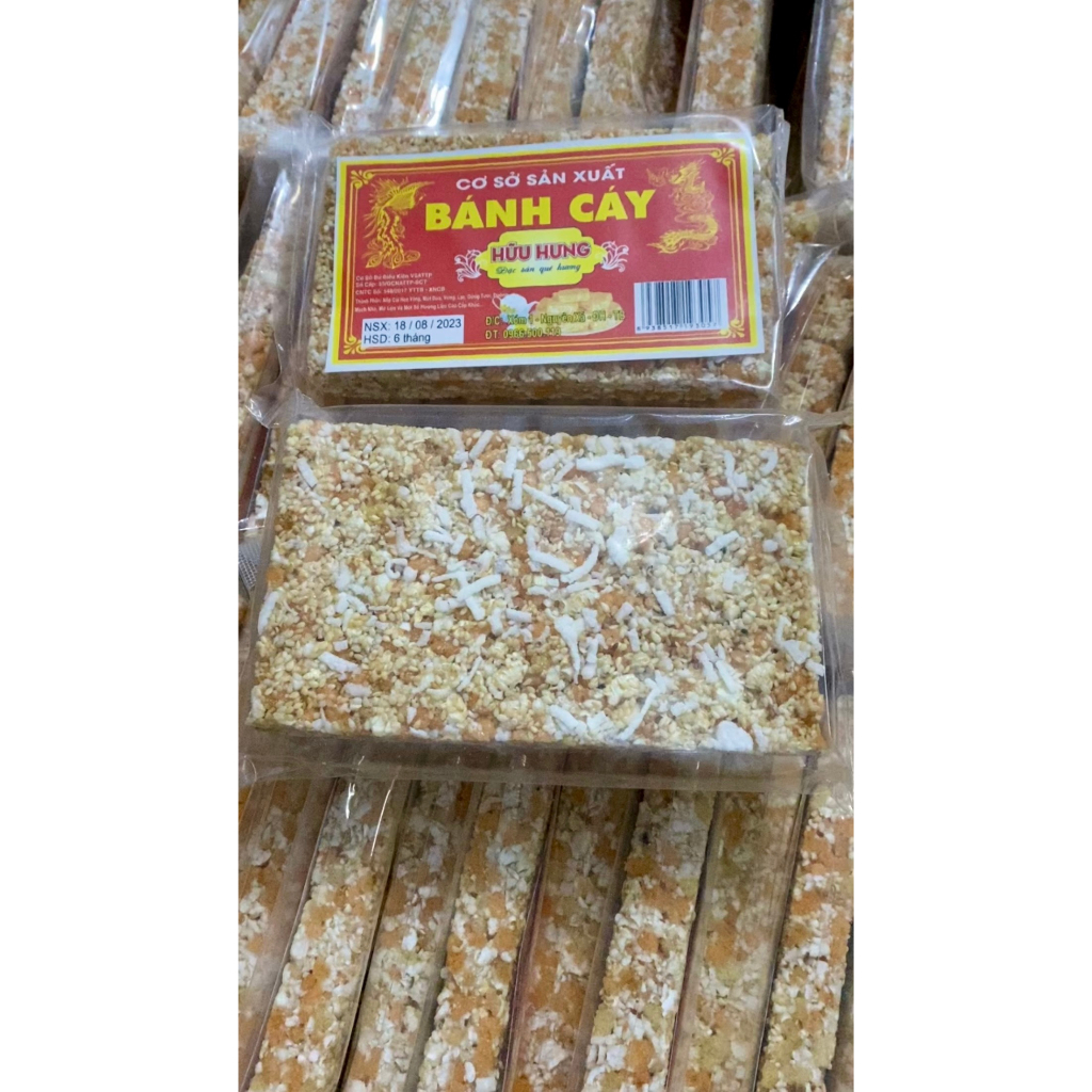 Đặc sản bánh cáy Thái Bình gói 200g đồ ăn vặt siêu ngon