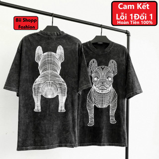 Áo Thun Loang Đen Lifework/ Áo thun cotton wash đen Lifework.