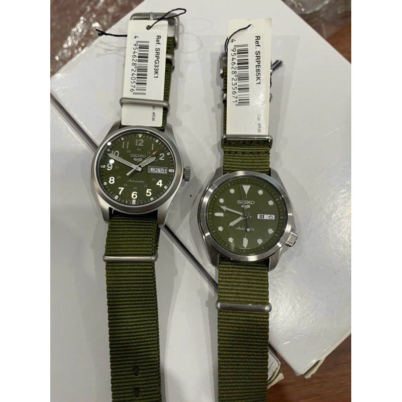 Đồng hồ nam dây vải Seiko 5 Field Sport SRPG33K1