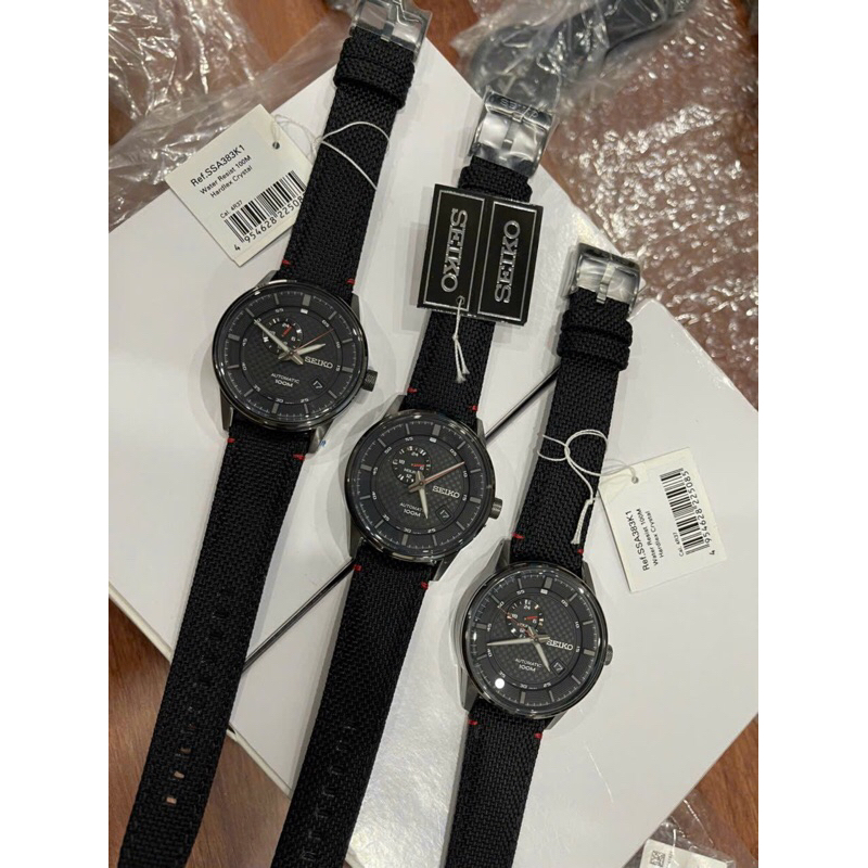 Đồng hồ nam dây vải Seiko Automatic Sport SSA383K1