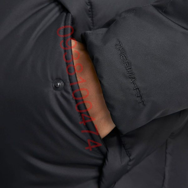 Áo khoác mùa đông nam Nike chính hãng giữ phía trong lót nỉ chần bông dày dặn giữ nhiệt giữ ấm tốt có mũ trùm đầu