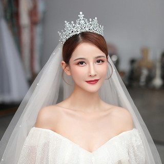 Vương miện cài tóc cô dâu đính đá sang chảnh
