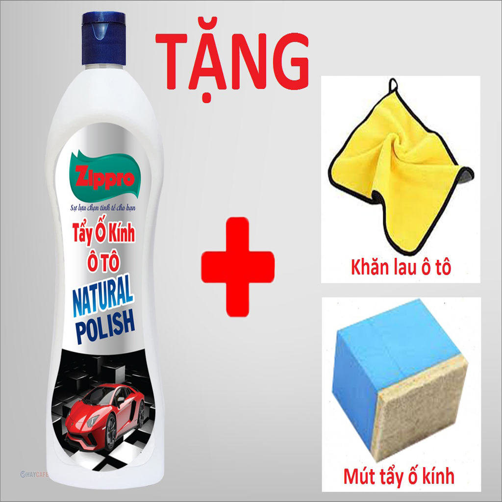 Tẩy ố kính ô tô ZIPPRO ,tẩy cặn canxi, ố mốc trên gương , kính xe ô tô