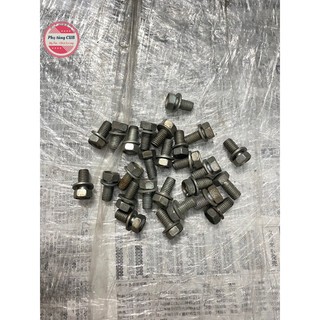 Bộ 4 ốc gắn gác chân máy xe cub hàng zin rã xe