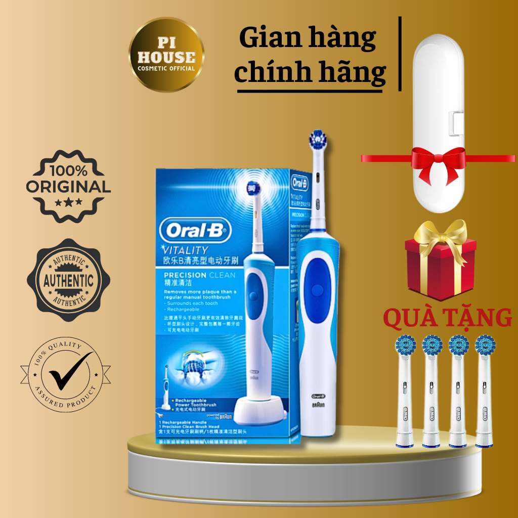 Bàn Chải Đánh Răng Điện Oral B D12, D100 Chăm Sóc Răng Miệng0