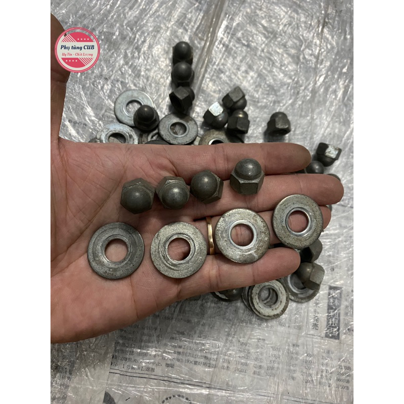 Bộ ốc phuộc sau xe cub zin rã xe