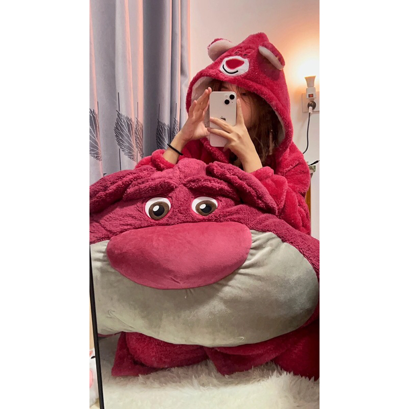 Gấu Lotso Bông Bự Strawberry Bear 1M