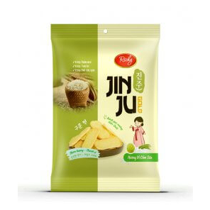 Bánh gạo Jinju – Ngọt lành hương vị Cốm Sữa gói 135g