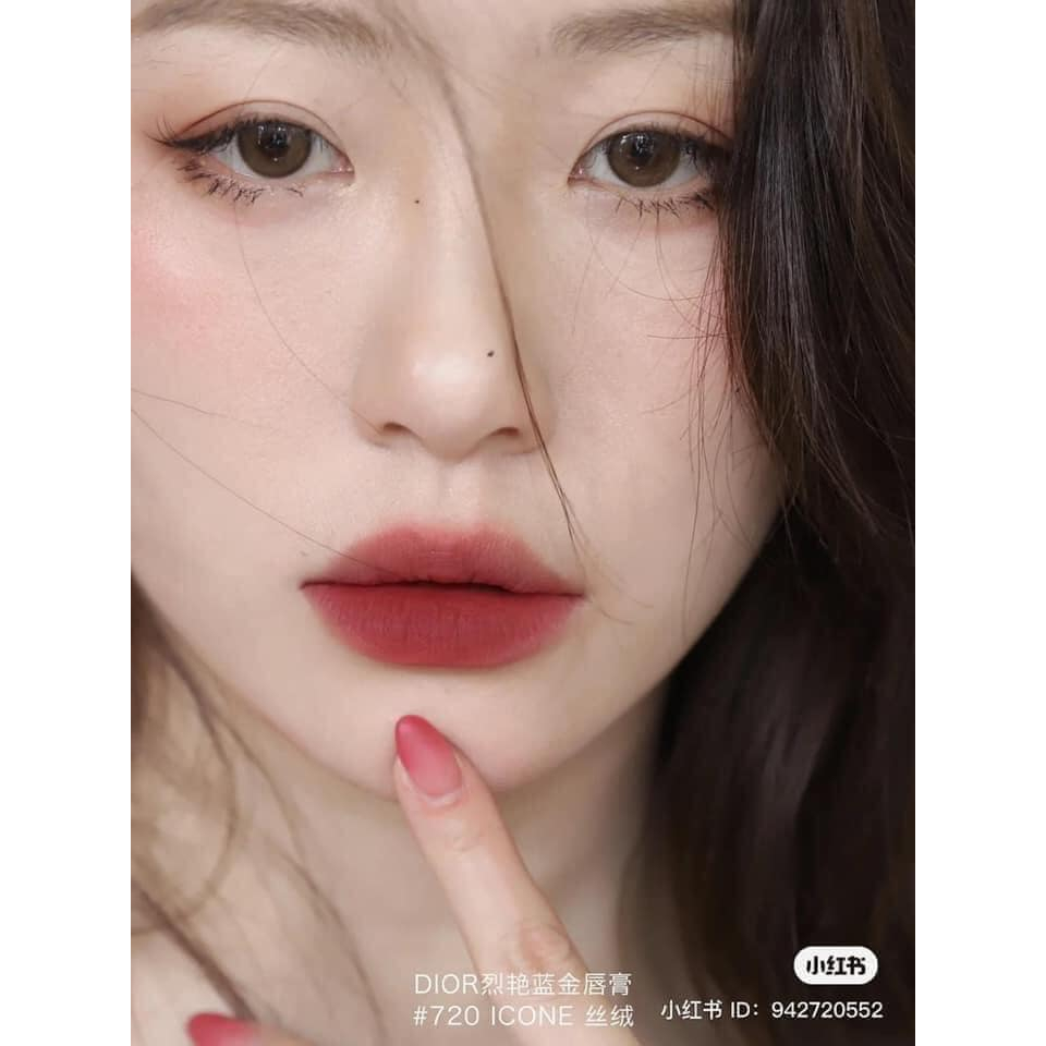 Son Dior Rouge 720 Forever Icone - Vỏ đen nhám