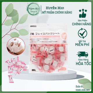 Mặt nạ nén Miniso Nhật Bản (Túi) - [Mặt nạ Miniso] - huyenmio