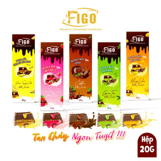 [SẢN PHẨM MỚI HOT] Socola sữa nhân cà Phê 20g/ 50G FIGO