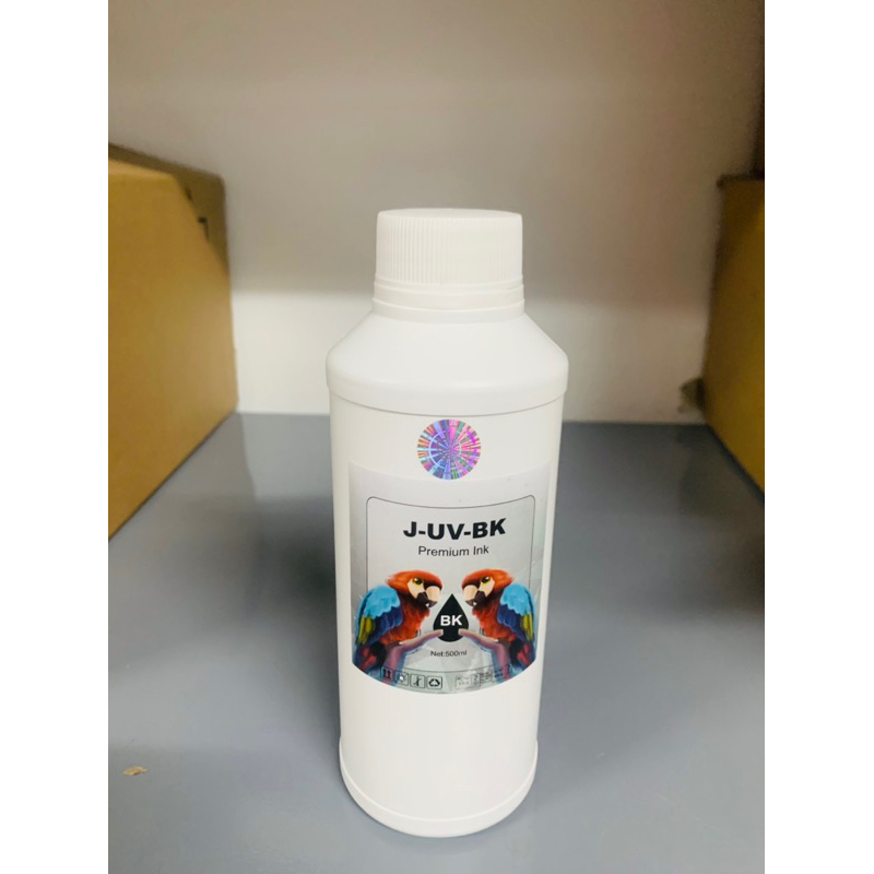 Mực J -UV chai 500ml mẫu mới nhất Dùng chung cho máy in phun màu  Canon như G1010-G2000-G2010-G3010-IX 6770 -6860..