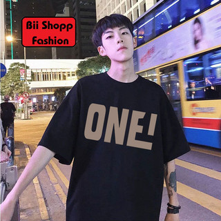 Áo phông oversize ONE, Áo thun 100% Cotton form rộng nam nữ, Local Brand.