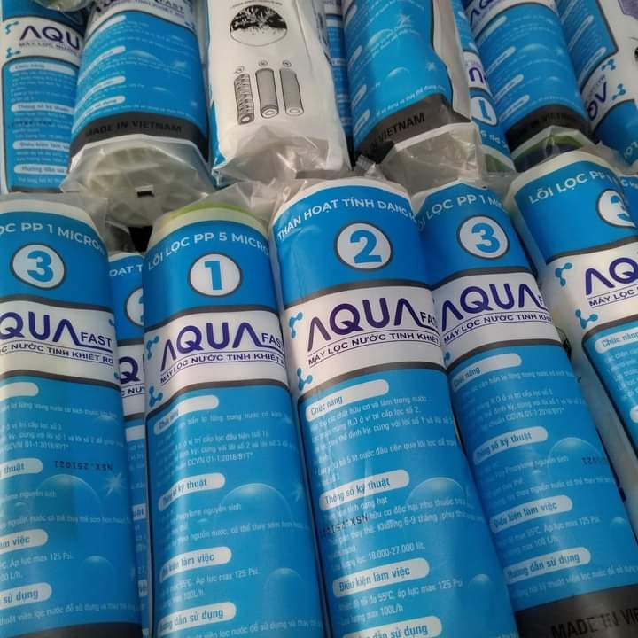 Bộ lõi lọc nước Aqua số 1-2-3 chính hãng
