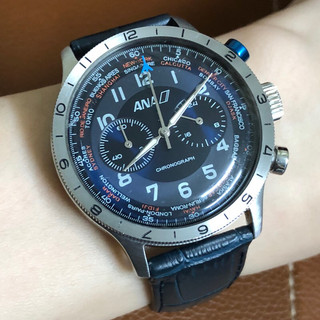 Đồng hồ nam 6 kim chronograph thương hiệu Ana máy Citizen Nhật Bản