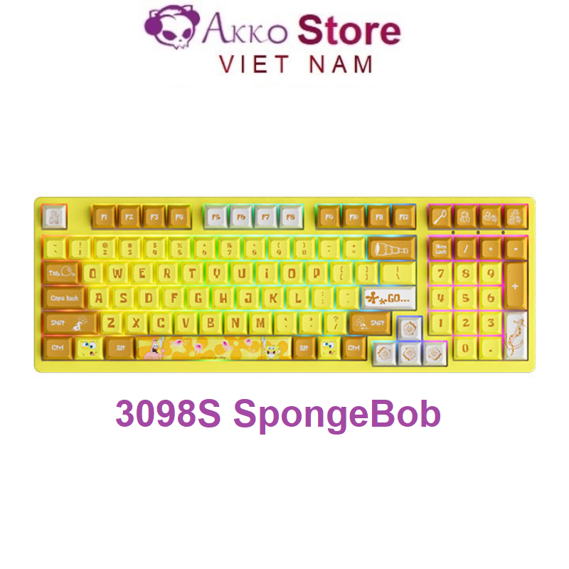 Bàn phím cơ AKKO 3098S SpongeBob