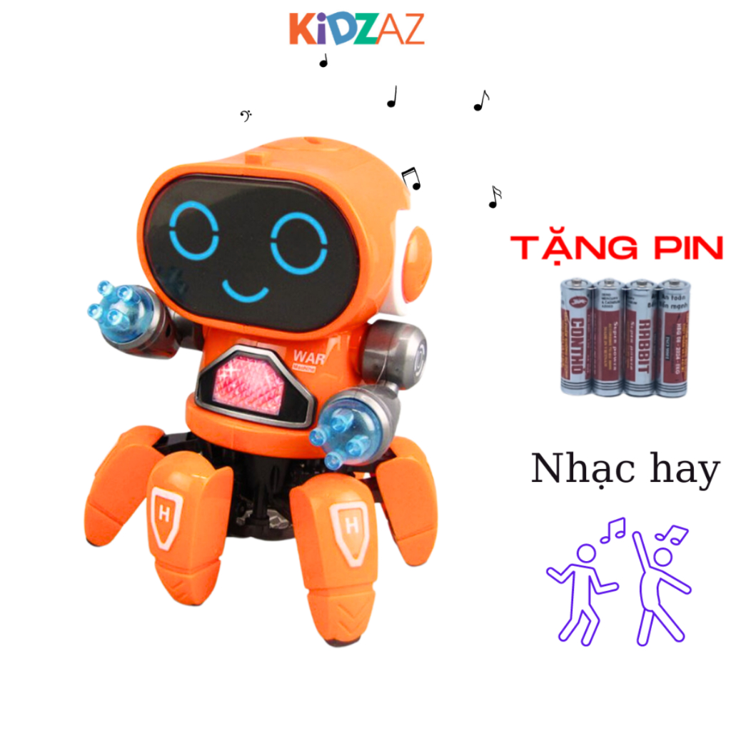 Đồ chơi Robot nhảy múa theo nhạc siêu dễ thương cho bé