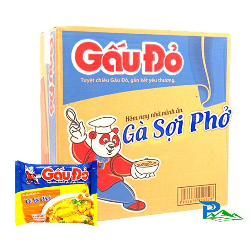 Mì gấu đỏ gà sợi phở