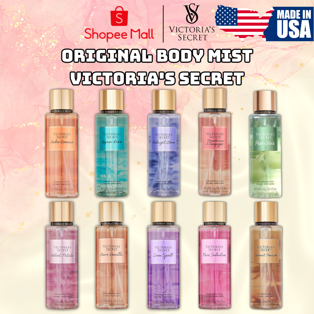 Body Mist Victoria Secret Chính Hãng Original, Xịt Thơm Body Toàn Thân Victoria Secret Hương Nước Hoa 250ml