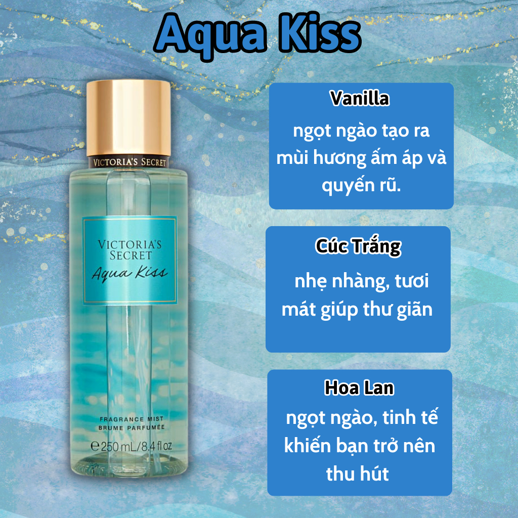 Body Mist Victoria Secret Chính Hãng Original, Xịt Thơm Body Toàn Thân Victoria Secret Hương Nước Hoa 250ml