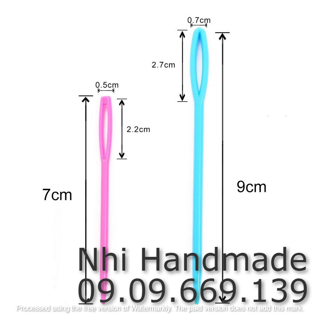 Kim khâu len bằng nhựa chất lượng cao