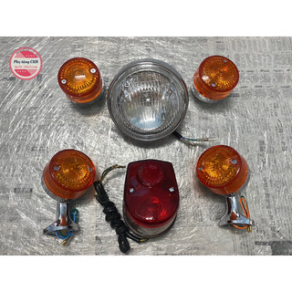 Bộ đèn xe cub 81-86 đế nhựa hàng mới