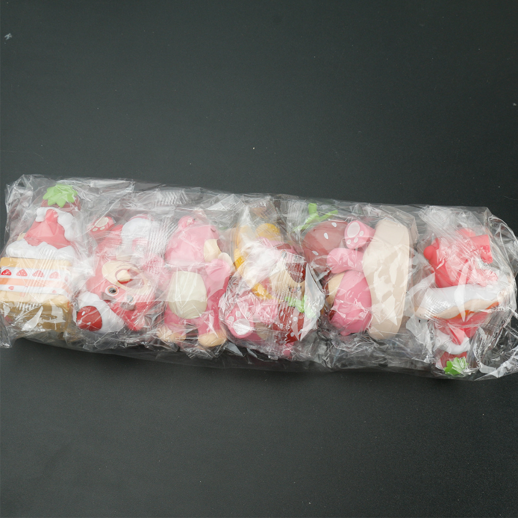 Mô Hình 6 Nhân Vật Gấu Dâu Lotso Đáng Yêu Cute, Cao 8cm, Decor Trang Trí Phòng Ngủ, Quà Tặng Sinh Nhật