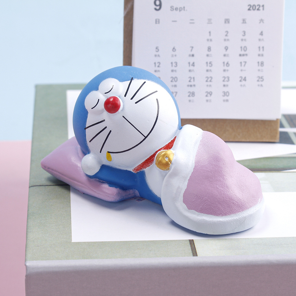 Mô Hình Doraemon Mini Nằm Ngủ, Trang Trí Bánh Sinh Nhật, Bánh Kem, Decor Phòng Ngủ, Phòng Làm việc