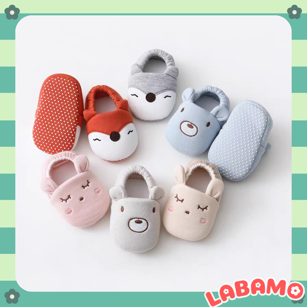 Giày vải tập đi hình thú cho bé trai bé gái GIAY02
