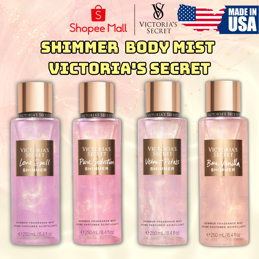 Body Mist Victoria Secret Chính Hãng Shimmer, Xịt Thơm Body Toàn Thân Victoria Secret Hương Nước Hoa 250ml