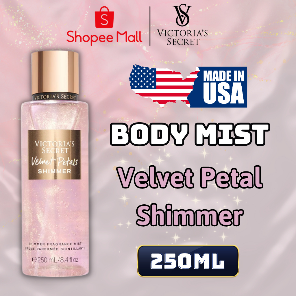 Body Mist Victoria Secret Chính Hãng Shimmer, Xịt Thơm Body Toàn Thân Victoria Secret Hương Nước Hoa 250ml