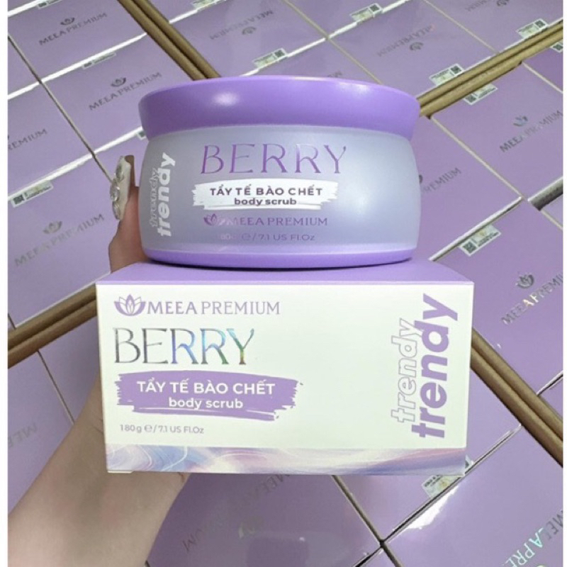 Tẩy Tế Bào Da Chết Berry Body Trendy - Meea Premium