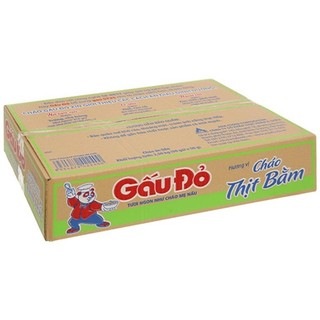50 gói cháo gấu đỏ thịt bằm
