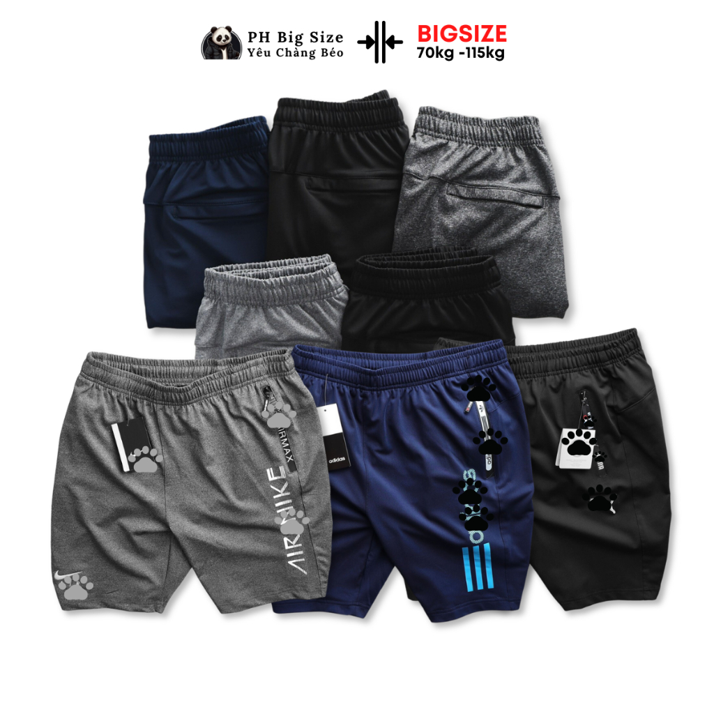 Bigsize 70kg - 115kg | Quần Short Thun size to ngoại cỡ cho chàng béo | 0152