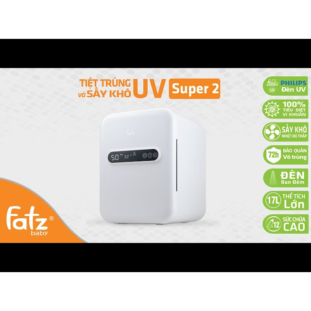 Máy tiệt trùng sấy khô UV Fatz baby Super 2 FB4706SL