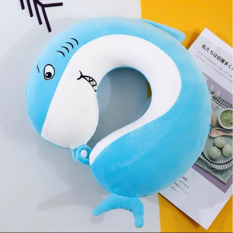 Gối chữ U đỡ cổ cao su non êm và đẹp kê cổ chống đau mỏi vai gáy dùng cho văn phòng du lịch quà tặng nhiều hình giá rẻ