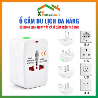 Ổ Cắm Điện Đa Năng Du Lịch Universal Travel Adapter,Ổ Cắm Điện Quốc Tế,Ổ Cắm 2 Chấu,3 Chấu Đa Năng