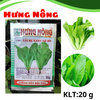 Hạt giống cải bẹ xanh, cải đắng gói nhỏ Hưng Nông