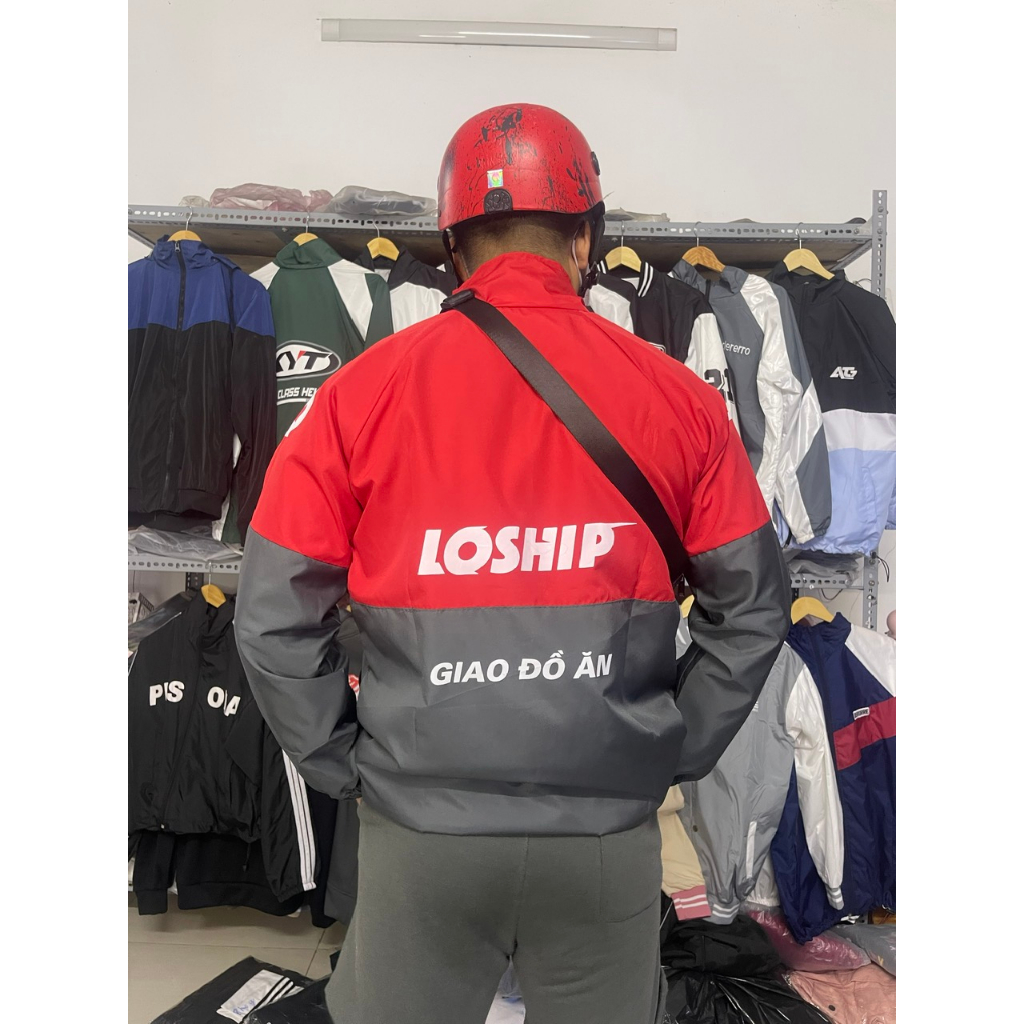 Áo Khoác LoShip, Chất Dù 2 Lớp Phối Màu Độc Đáo.At