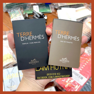 Vial Nước hoa Nam TERRE D'HERMES EDT - PURE PARFUM 2ml