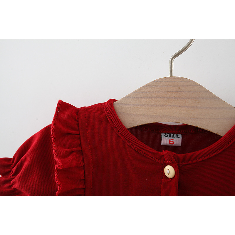 Đầm hè công chúa bé gái đính nơ thêu trái dứa dễ thương  Nami kids