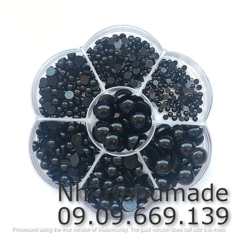 Mắt Thú Bông Đen Dán