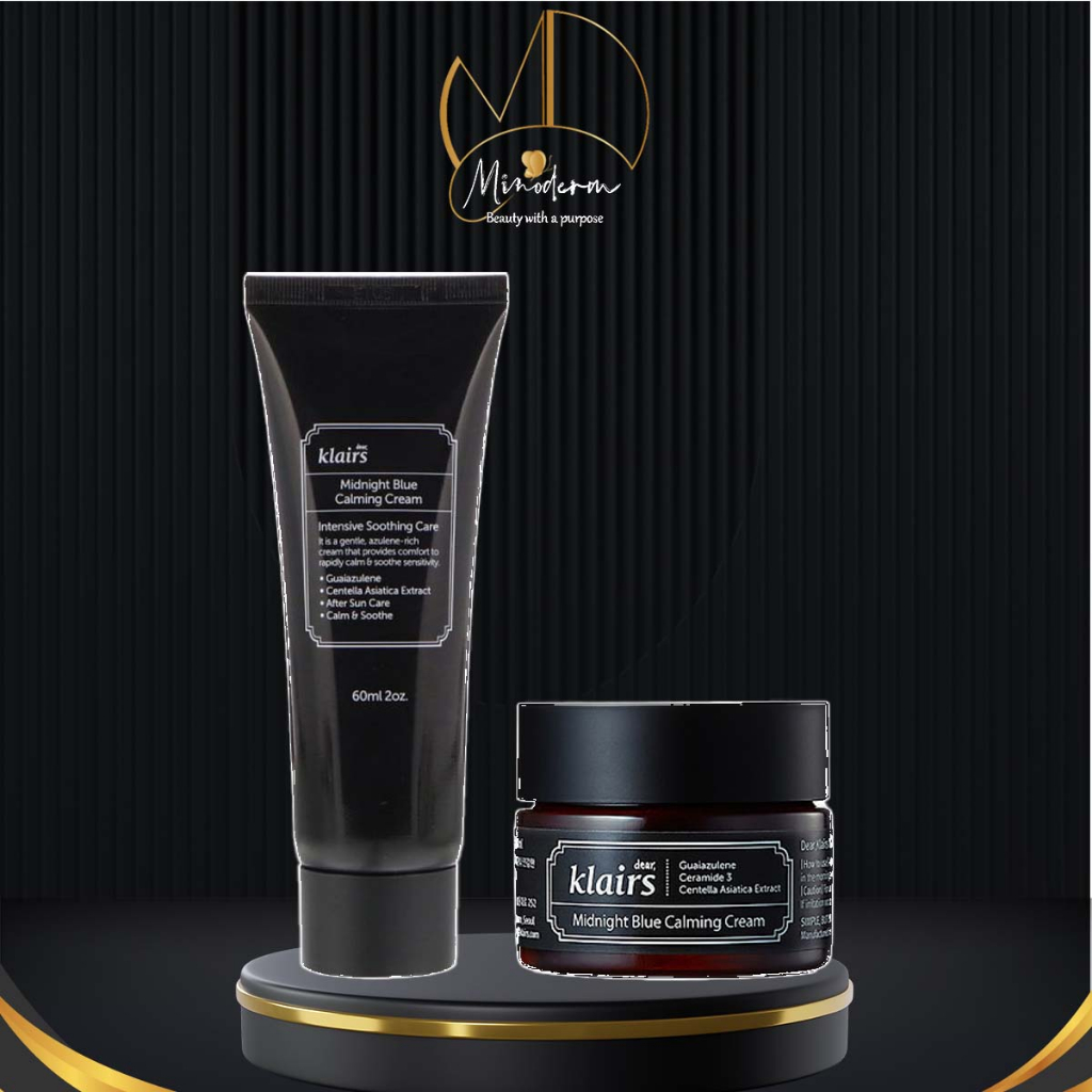 Kem dưỡng Dear Klairs Midnight Blue Calming Cream cấp ẩm và phục hồi da 30ml, 60ml