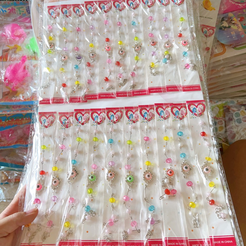 Sỉ vỉ 20c vòng lắc tay hình con mắt đính đá siêu đẹp