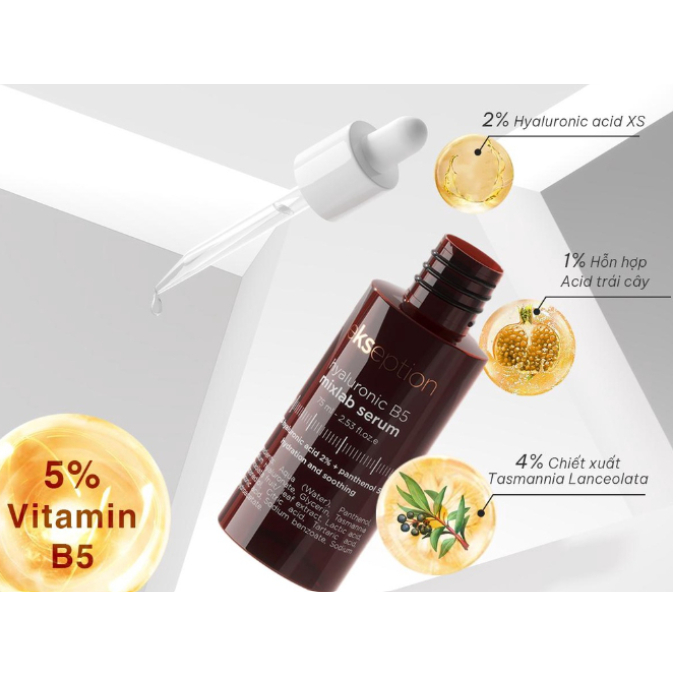 Serum phục hồi Ekseption Hyaluronic B5 Mixlab serum