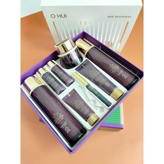 SET OHUI TÍM BABY COLLAGEN hoa hồng, sữa dưỡng, tinh chất, mặt và mắt