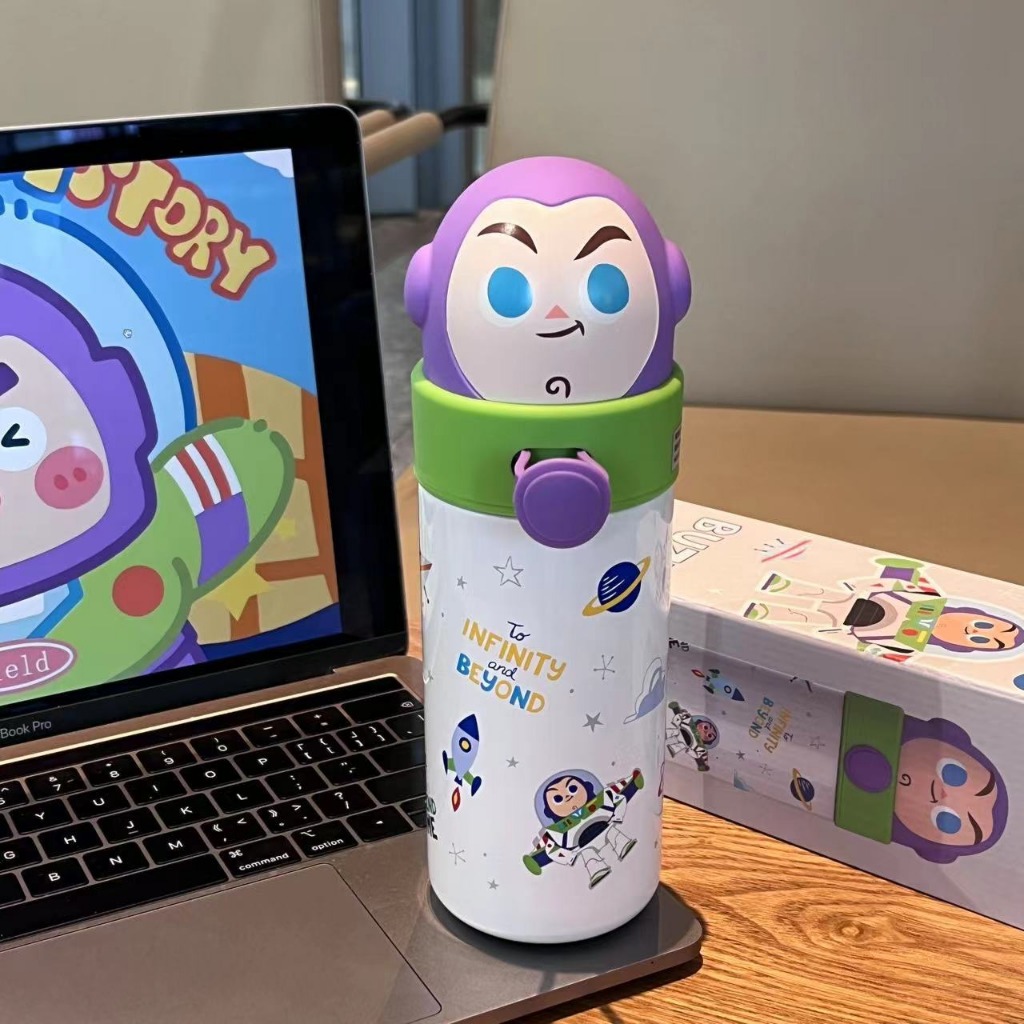 Bình giữ nhiệt, bình nước hình nhân vât hoạt hình đánh yêu,thể tích 350ML,chất liệu thép không gỉ,giữ nóng lạnh 12H