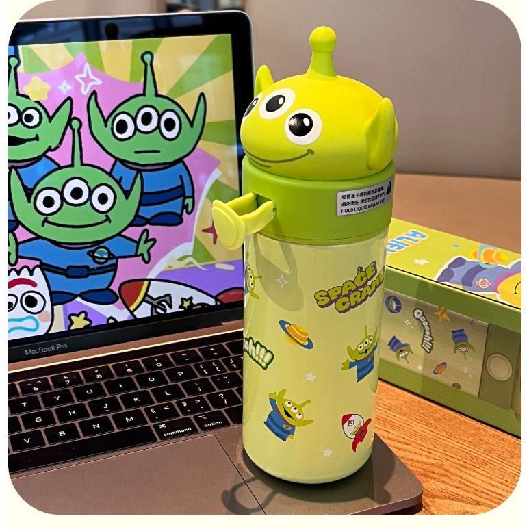 Bình giữ nhiệt, bình nước hình nhân vât hoạt hình đánh yêu,thể tích 350ML,chất liệu thép không gỉ,giữ nóng lạnh 12H