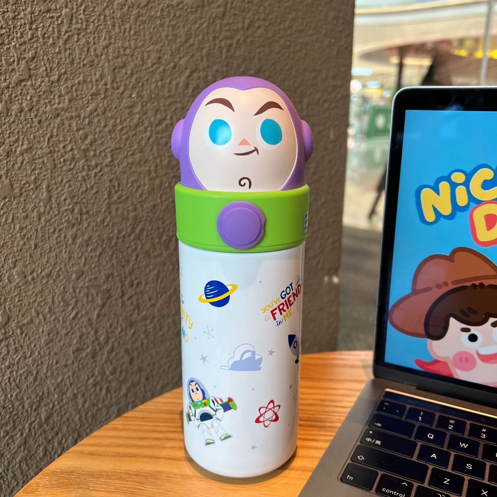 Bình giữ nhiệt, bình nước hình nhân vât hoạt hình đánh yêu,thể tích 350ML,chất liệu thép không gỉ,giữ nóng lạnh 12H