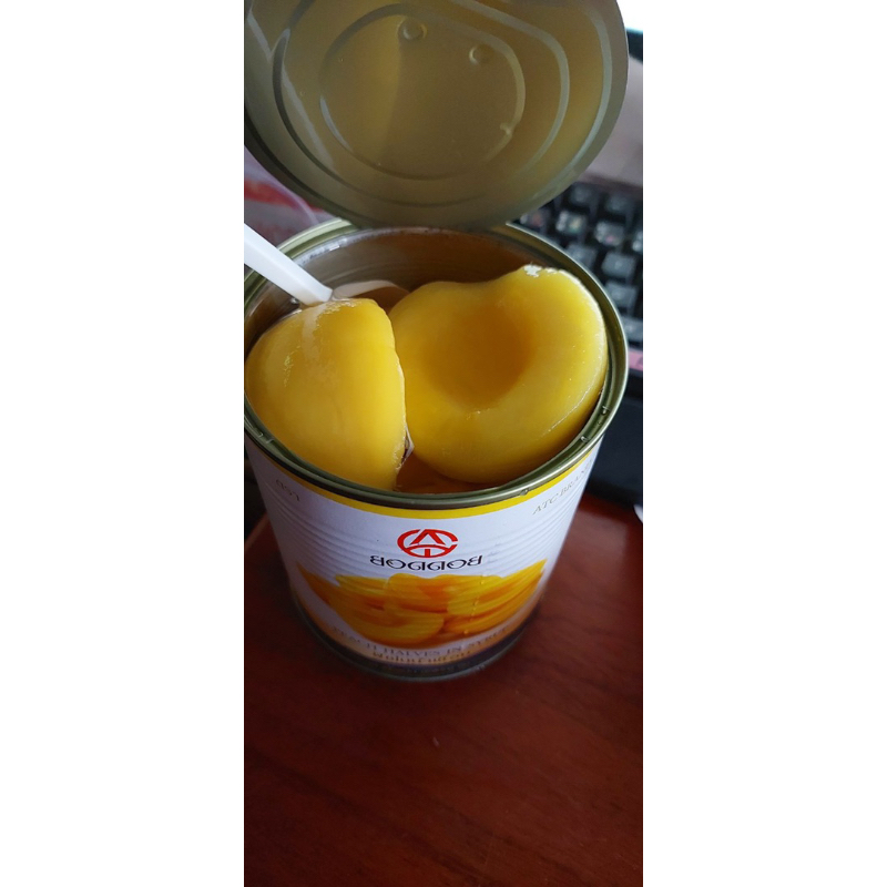 Trái Đào Ngâm Nước Đường Thái Lan lon 820gr